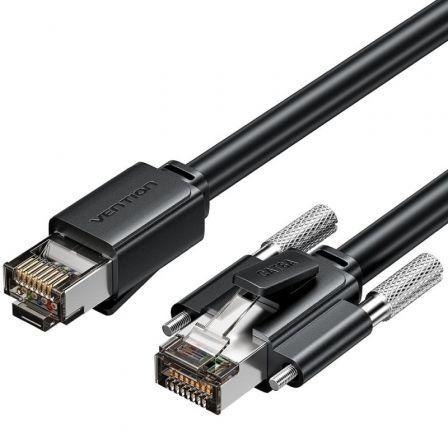 Vention IBUBD Cable de Red RJ45 SFTP Cat6A Industrial 0.5m Negro
